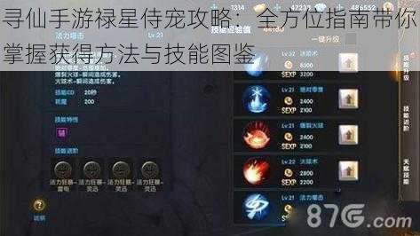 寻仙手游禄星侍宠攻略：全方位指南带你掌握获得方法与技能图鉴