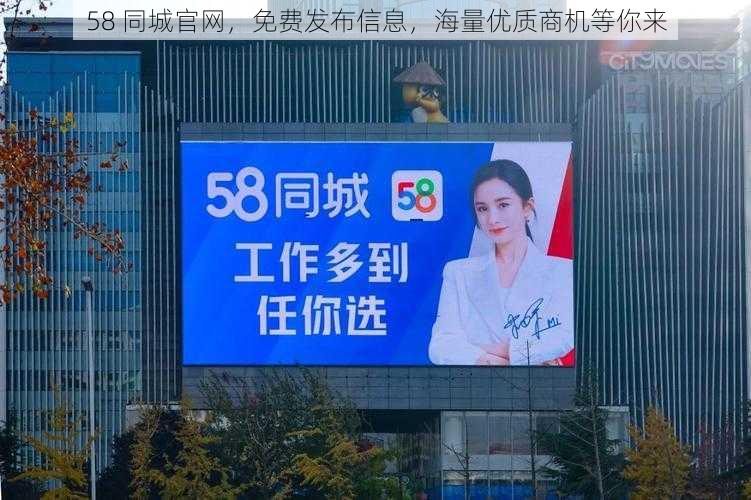 58 同城官网，免费发布信息，海量优质商机等你来