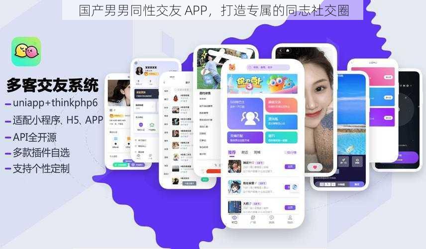 国产男男同性交友 APP，打造专属的同志社交圈