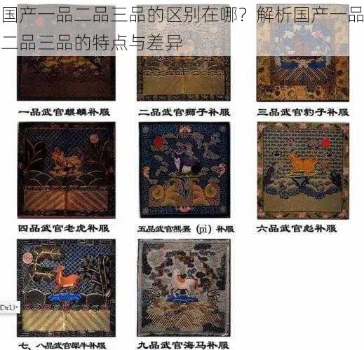 国产一品二品三品的区别在哪？解析国产一品二品三品的特点与差异