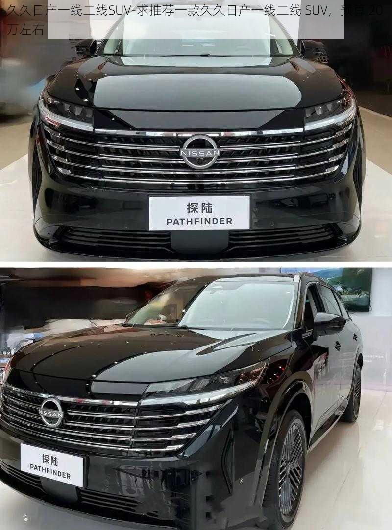 久久日产一线二线SUV-求推荐一款久久日产一线二线 SUV，预算 20 万左右