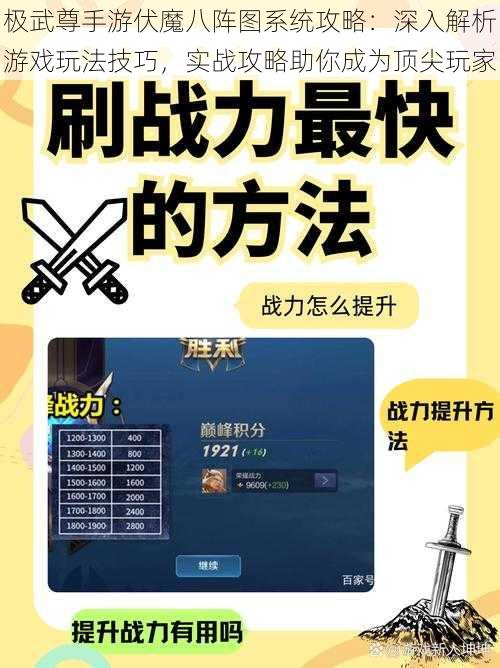 极武尊手游伏魔八阵图系统攻略：深入解析游戏玩法技巧，实战攻略助你成为顶尖玩家