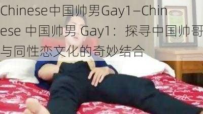 Chinese中国帅男Gay1—Chinese 中国帅男 Gay1：探寻中国帅哥与同性恋文化的奇妙结合