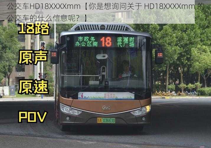 公交车HD18XXXXmm【你是想询问关于 HD18XXXXmm 的公交车的什么信息呢？】