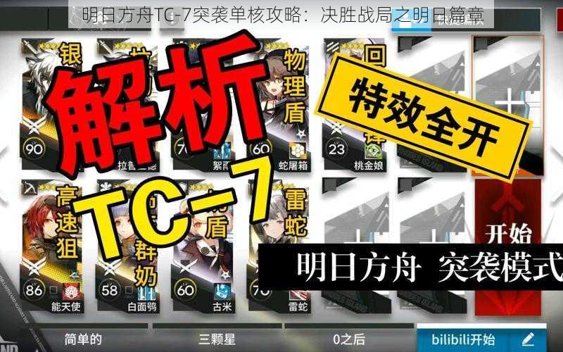 明日方舟TC-7突袭单核攻略：决胜战局之明日篇章