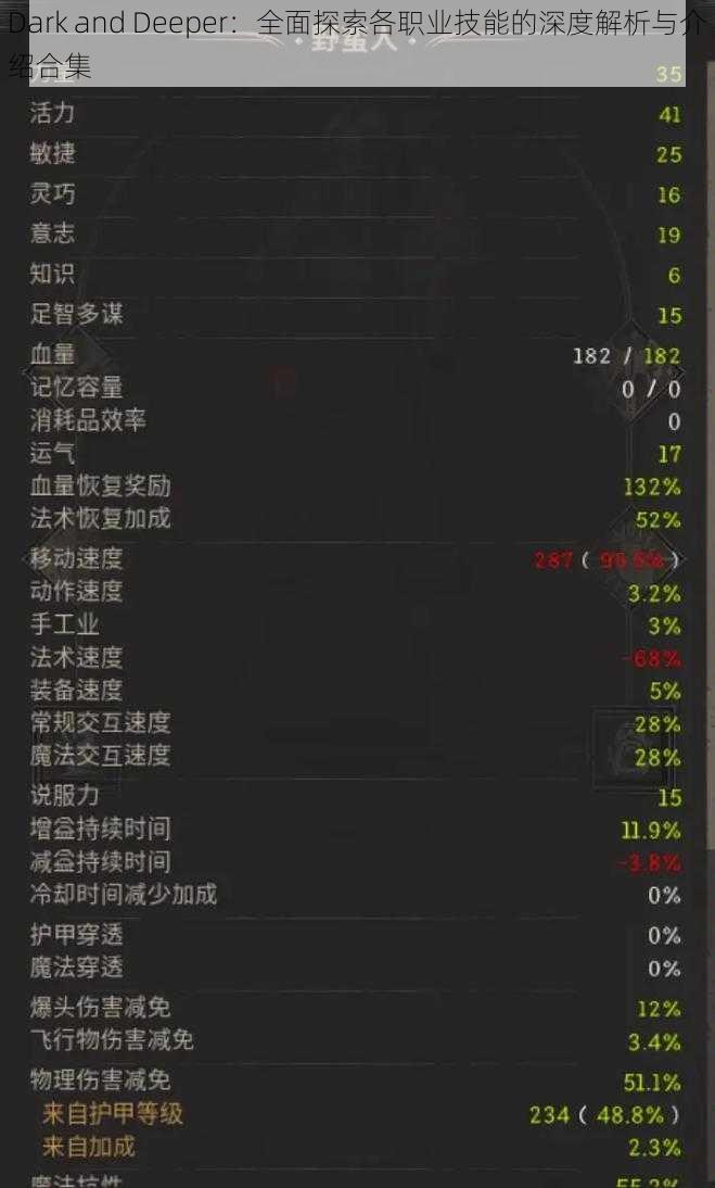 Dark and Deeper：全面探索各职业技能的深度解析与介绍合集