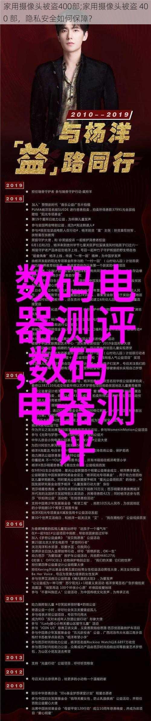 家用摄像头被盗400部;家用摄像头被盗 400 部，隐私安全如何保障？