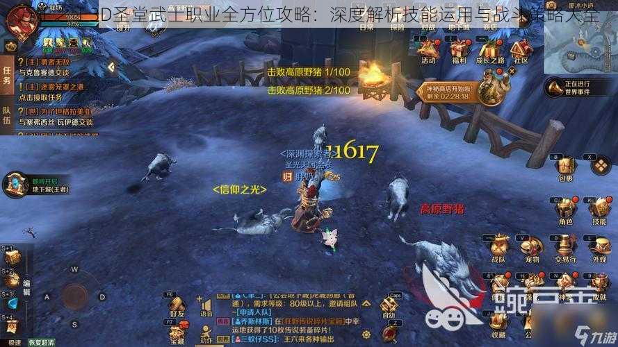 万王之王3D圣堂武士职业全方位攻略：深度解析技能运用与战斗策略大全