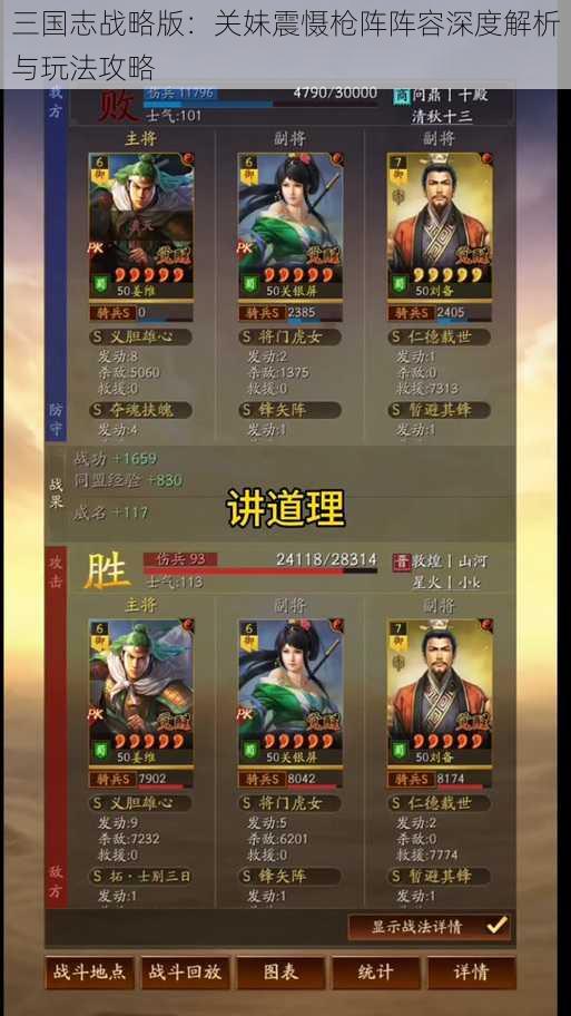 三国志战略版：关妹震慑枪阵阵容深度解析与玩法攻略