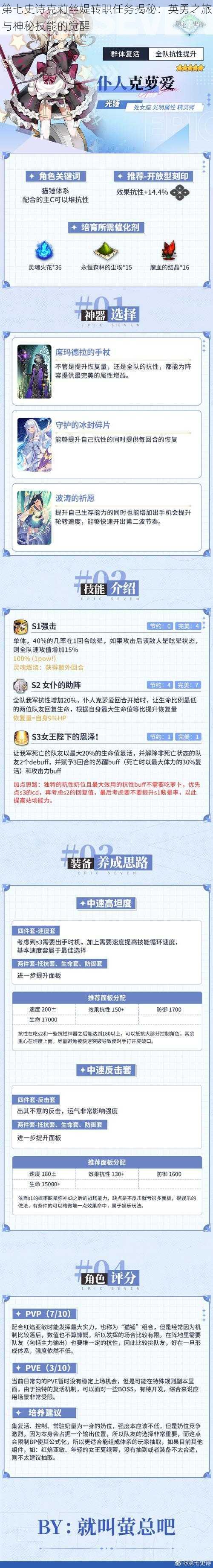 第七史诗克莉丝媞转职任务揭秘：英勇之旅与神秘技能的觉醒