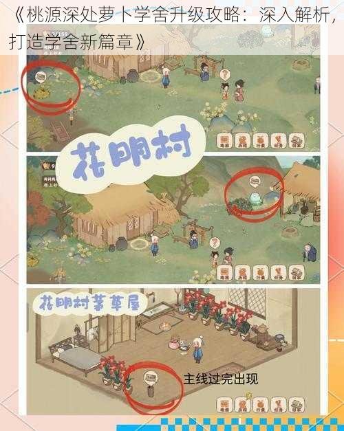 《桃源深处萝卜学舍升级攻略：深入解析，打造学舍新篇章》