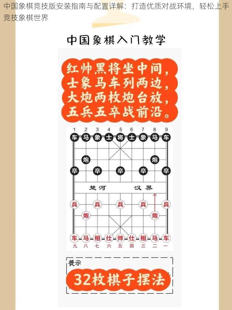 中国象棋竞技版安装指南与配置详解：打造优质对战环境，轻松上手竞技象棋世界